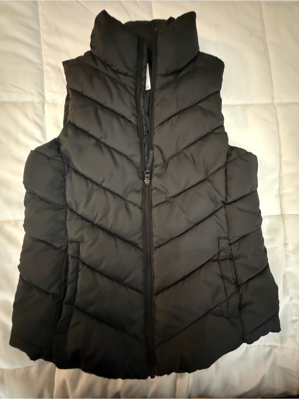 SO Black Quilted Puffer Vest